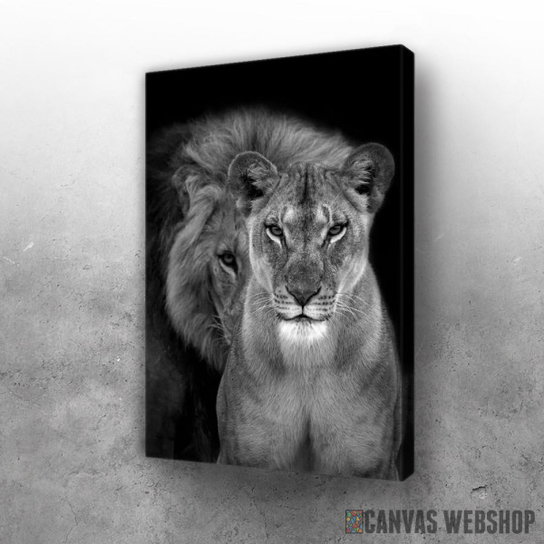 Slika Lions Love black and white 3 Slika Lions Love black and white 3