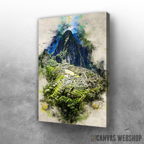 Slika Machu Picchu in Watercolor Slika Machu Picchu in Watercolor