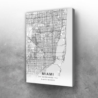 Majami mapa - white