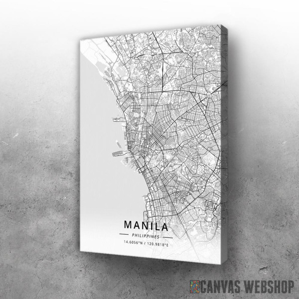 Slika Manila mapa - white Slika Manila mapa - white