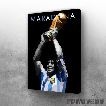Slika Maradona podiže pehar