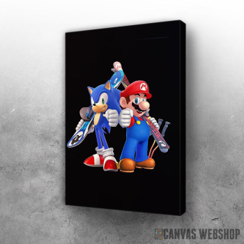 Slika Mario Sonic Slika Mario Sonic