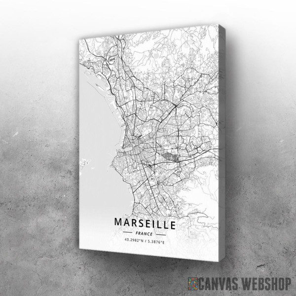 Slika Marselj mapa - white Slika Marselj mapa - white