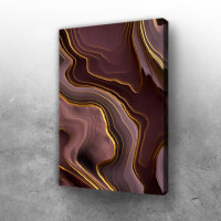 Mauve Agate Abstract