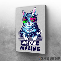 Slika Meow mazing amazing cat