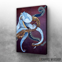 Slika Metallic Octopus III