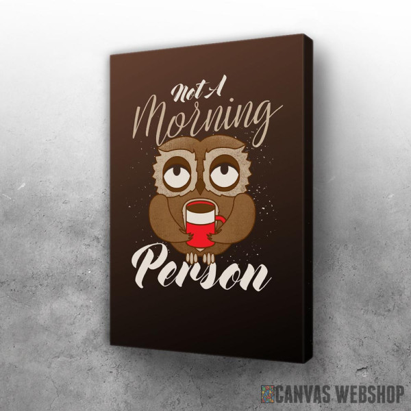 Slika Morning Person Owl Slika Morning Person Owl