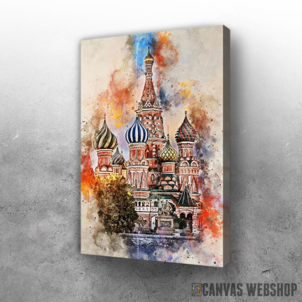 Slika Moscow in Watercolor Slika Moscow in Watercolor