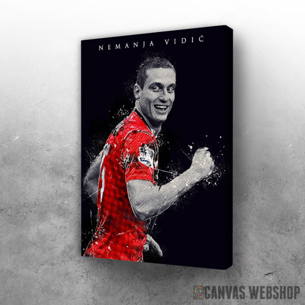 Slika Nemanja Vidić u Mančesteru Slika Nemanja Vidić u Mančesteru