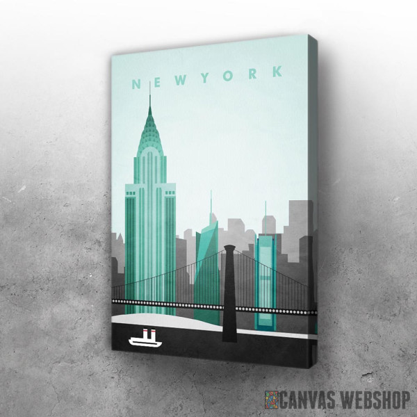 Slika New York Travel Poster Slika New York Travel Poster