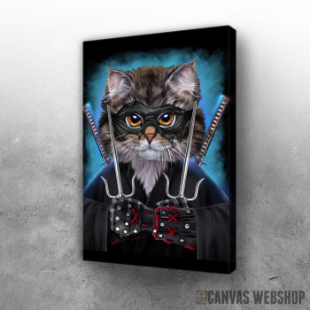 Slika Ninja Cat Japanese Warrior 2