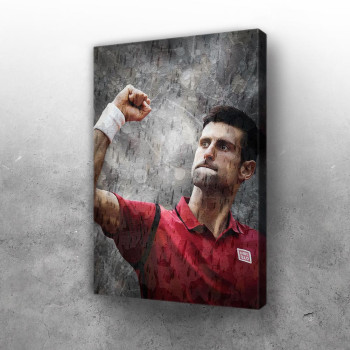 Novak Djokovic slika na platnu