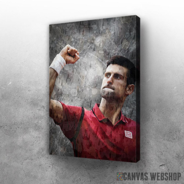 Novak Djokovic slika na platnu