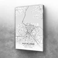 Okland mapa - white