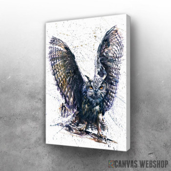 Slika Owl watercolor Slika Owl watercolor