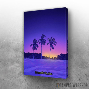 Slika Palm Beach Purple Sunset Slika Palm Beach Purple Sunset