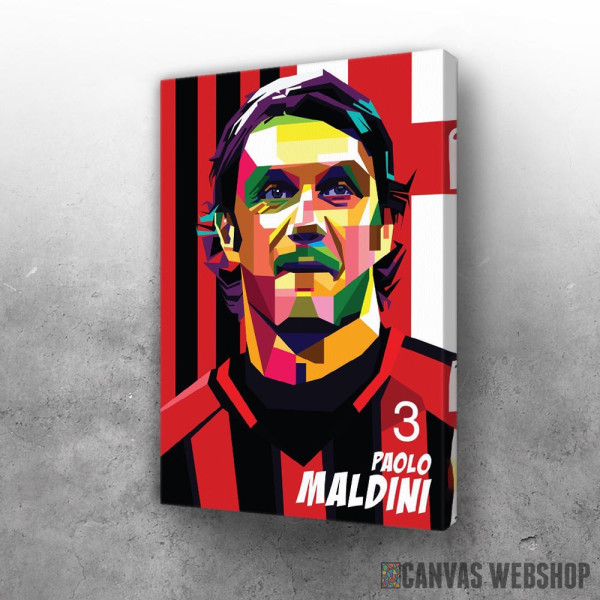 Slika Paolo Maldini art Slika Paolo Maldini art