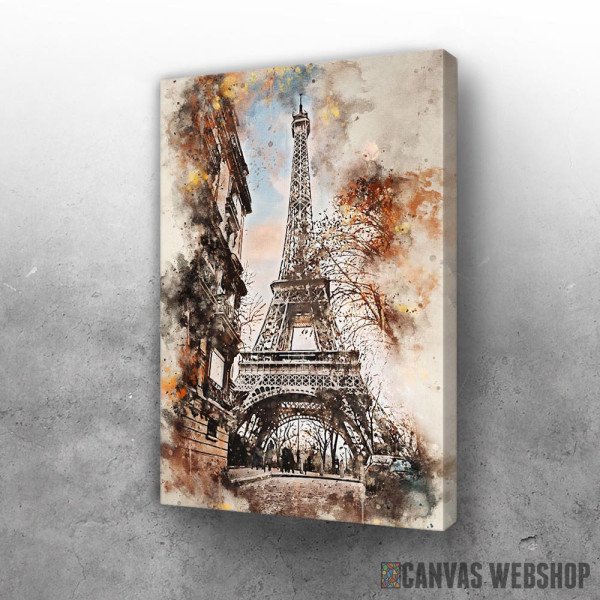 Slika Paris in Watercolor