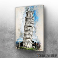 Pisa in Watercolor