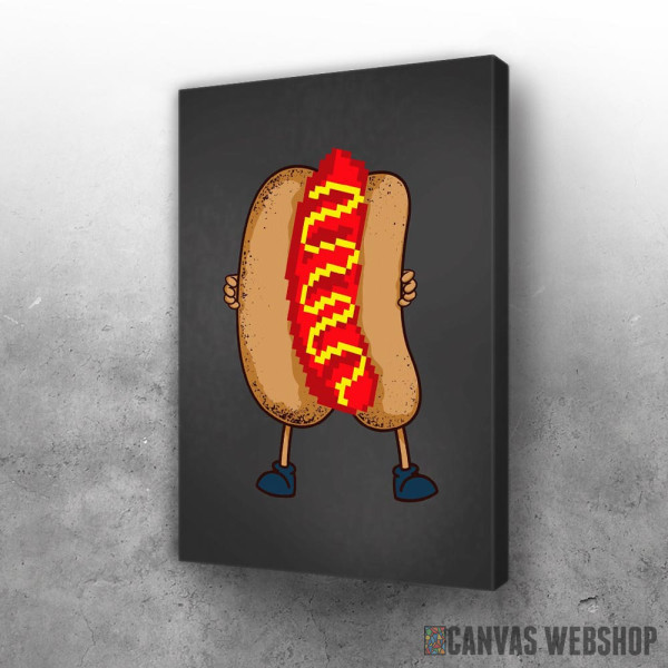 Slika Pixel Hot Dog