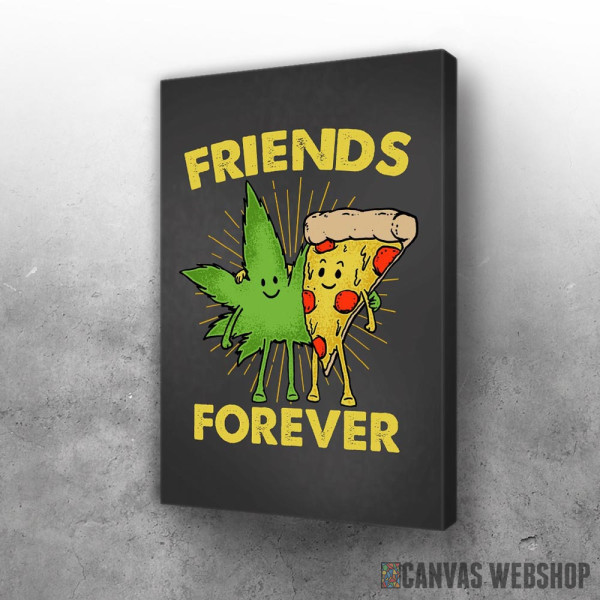 Slika Pizza Weed Friends Forever Slika Pizza Weed Friends Forever