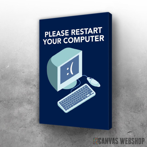 Slika Please Restart Slika Please Restart