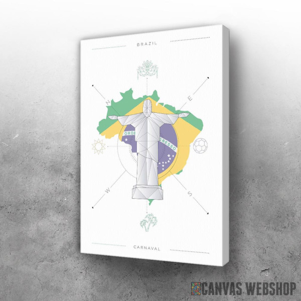 Slika Polygon Cristo Redentor Brazil Slika Polygon Cristo Redentor Brazil