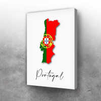 Portugal - mapa i zastava