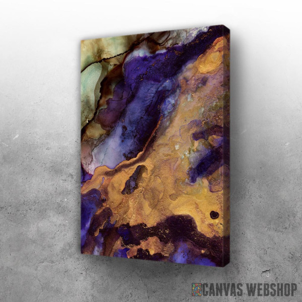Slika Purple and Gold Abstract