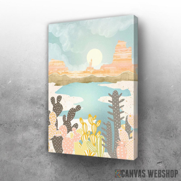 Slika Retro Desert Oasis