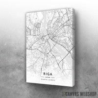 Slika Riga mapa - white