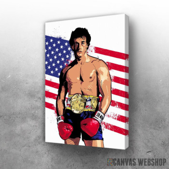 Slika Rocky Balboa minimalistic