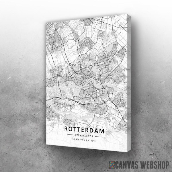 Slika Roterdam mapa - white