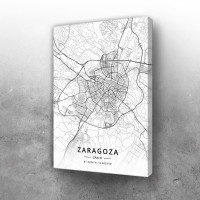 Saragosa mapa - white
