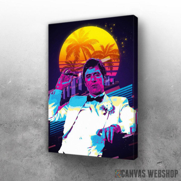 Slika Scarface retro art Slika Scarface retro art