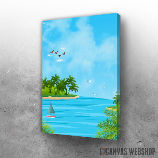 Slika Seaside Beach Summer Palm Slika Seaside Beach Summer Palm