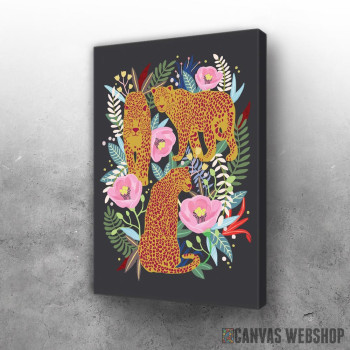 Slika Secret Flower Garden -Leopard Garden-