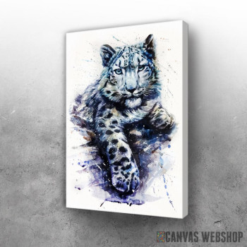 Slika Snow leopard watercolor 3 Slika Snow leopard watercolor 3