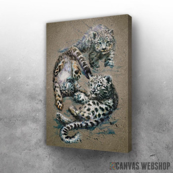 Slika Snow leopards kids Slika Snow leopards kids