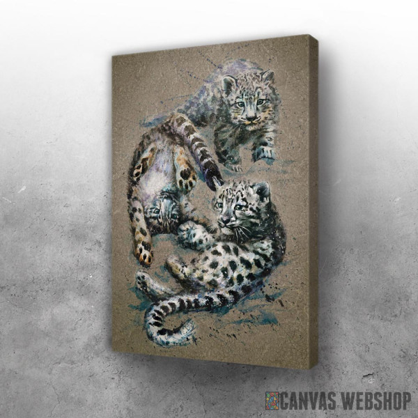 Slika Snow leopards kids