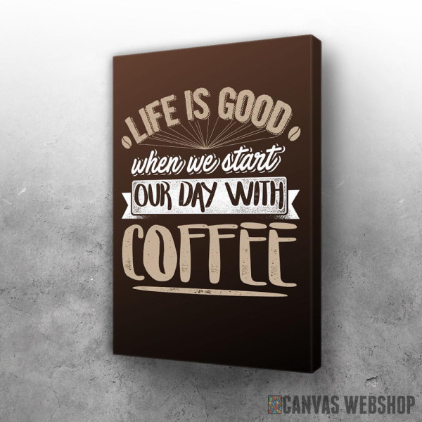 Slika Start Our Day with coffee Slika Start Our Day with coffee