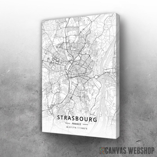 Slika Strazbur mapa - white