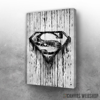 Slika Superman logo scratched Slika Superman logo scratched