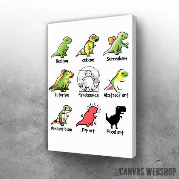 Slika T-rex art styles