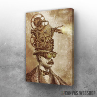 Slika The Projectionist sepia