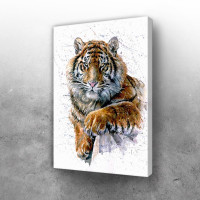Tiger watercolor 2