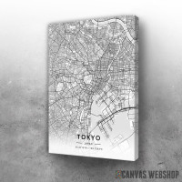 Slika Tokio mapa - white
