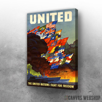 Slika United nations fight for freedom Slika United nations fight for freedom