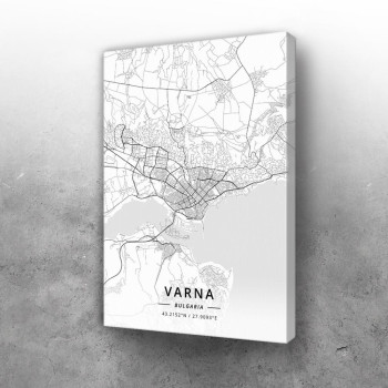 Varna mapa - white