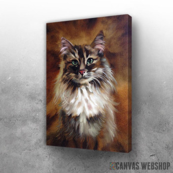 Slika Vintage Cat painting